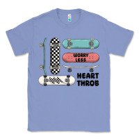 Colony Blue worry less Classic Tee - MaliasSmallBusiness