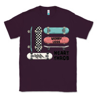 Plum worry less Classic Tee - MaliasSmallBusiness
