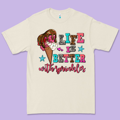 Life Is Better With Sprinkles Premium Tee Designed By Adodesignshop