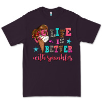 Plum life is better with sprinkles Premium Tee - AdoDesignShop