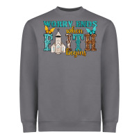 Storm worry ends when faith begins Heavyweight Sweatshirt - NancyCooperArtShop