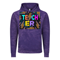 Cloud Purple Western Teacher Flash Vintage Hoodie - LillyAllenDesigns