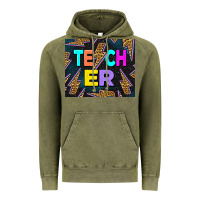 Vintage Olive Western Teacher Flash Vintage Hoodie - LillyAllenDesigns