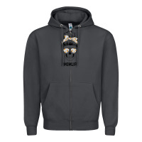 Smoke Daisy Mom Skull Zipper Hoodie - Bettercallsaul