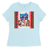 Baby Blue party in the usa Ladies Tee - HRA Design Shop