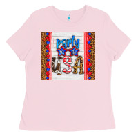 Bubblegum Pink party in the usa Ladies Tee - HRA Design Shop