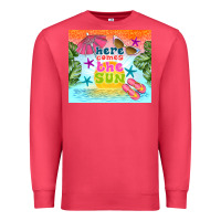Cardinal here comes the sun Premium Sweatshirt - TumblerDesignByShophia