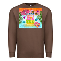 Chestnut here comes the sun Premium Sweatshirt - TumblerDesignByShophia