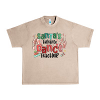 French Oak santa's favorite dance teacher Urban Heavy Tee - MaliasSmallBusiness