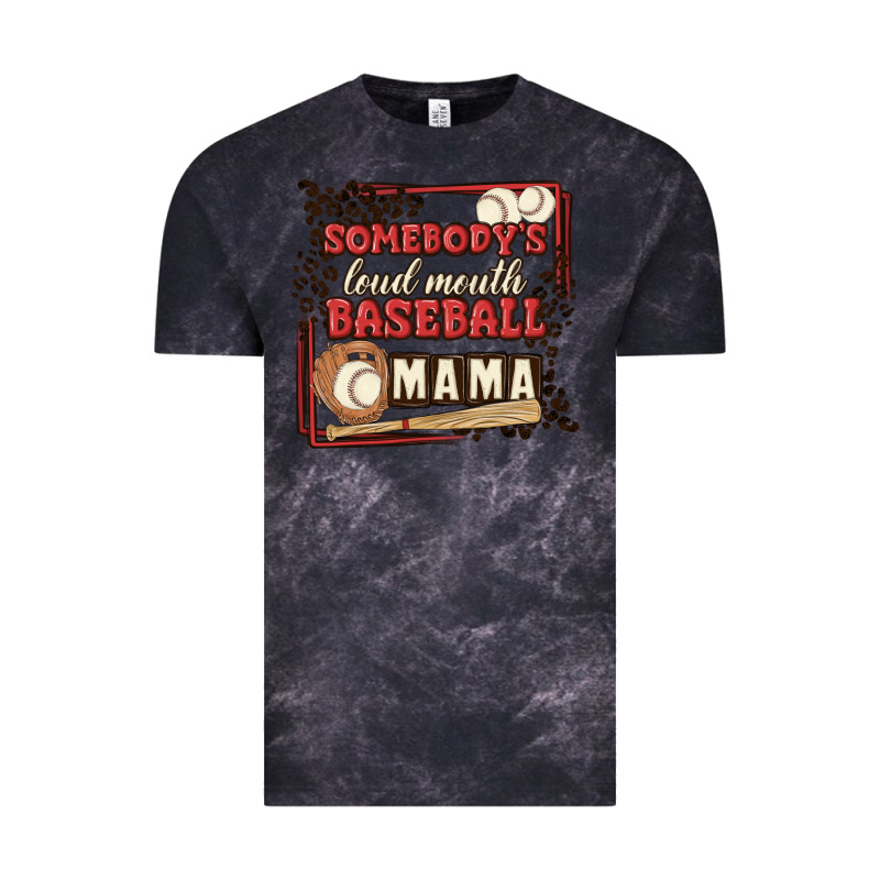 Somebody's Loud Mouth Baseball Mama Vintage Tee by MaliasSmallBusiness | Teevron