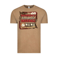 Vintage Coffee somebody's loud mouth baseball mama Vintage Tee - MaliasSmallBusiness