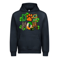 Navy St. Patricks Dog Mom Urban Hoodie - FaDigitalArtStudio