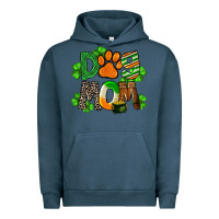 Pigment Midnight Navy St. Patricks Dog Mom Urban Hoodie - FaDigitalArtStudio