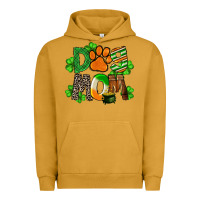 Pigment Peanut Butter St. Patricks Dog Mom Urban Hoodie - FaDigitalArtStudio