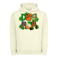 Pigment Pistachio St. Patricks Dog Mom Urban Hoodie - FaDigitalArtStudio