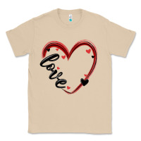 Mushroom valentines day heart Classic Tee - MaliasSmallBusiness