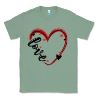 Sage valentines day heart Classic Tee - MaliasSmallBusiness