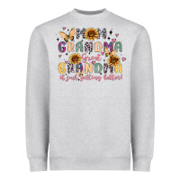 Heather Grey mom grandma great grandma it just keeps getting be Heavyweight Sweatshirt - MaliasSmallBusiness