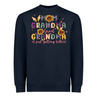 Navy mom grandma great grandma it just keeps getting be Heavyweight Sweatshirt - MaliasSmallBusiness