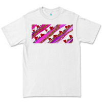 White leopar and cowhide with heart candies Premium Tee - AdoDesignShop