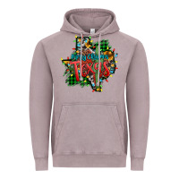 Vintage Zinc western desert christmas texas map Vintage Hoodie - Jasminsmagicworld