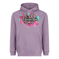 Lavender My god is stronger than Cancer Awareness Heavyweight Hoodie - HowdyJamesFarm
