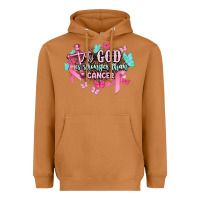 Meerkat My god is stronger than Cancer Awareness Heavyweight Hoodie - HowdyJamesFarm