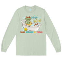 Matcha splash splash your opinion is trash Long Sleeve Tee - MaliasSmallBusiness