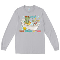 Moon Dust splash splash your opinion is trash Long Sleeve Tee - MaliasSmallBusiness