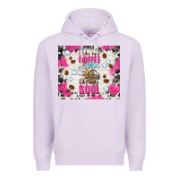 Lilac i like my coffee cold like my soul Premium Hoodie - TumblerDesignByShophia
