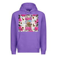 Purple i like my coffee cold like my soul Premium Hoodie - TumblerDesignByShophia
