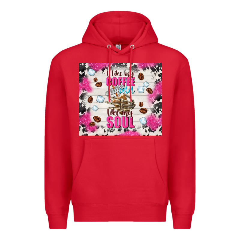 I Like My Coffee Cold Like My Soul Premium Hoodie by TumblerDesignByShophia | Teevron