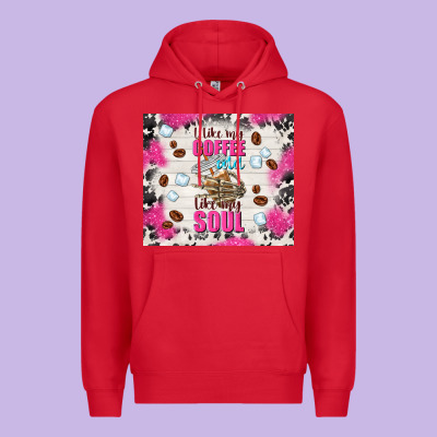 I Like My Coffee Cold Like My Soul Premium Hoodie Designed By Tumblerdesignbyshophia