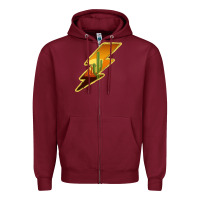 Burgundy Cactus Sunset Lightning Zipper Hoodie - Bettercallsaul
