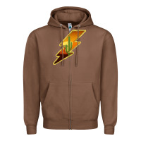 Chestnut Cactus Sunset Lightning Zipper Hoodie - Bettercallsaul