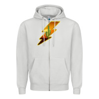 Dove Grey Cactus Sunset Lightning Zipper Hoodie - Bettercallsaul