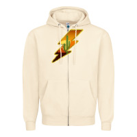Sandshell Cactus Sunset Lightning Zipper Hoodie - Bettercallsaul