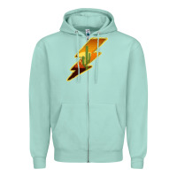 Seafoam Cactus Sunset Lightning Zipper Hoodie - Bettercallsaul