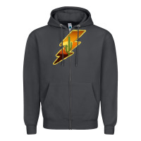 Smoke Cactus Sunset Lightning Zipper Hoodie - Bettercallsaul
