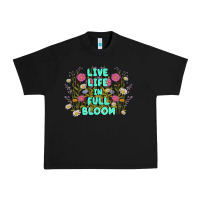 Black live life in full bloom Urban Heavy Tee - MaliasSmallBusiness