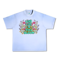 Grape Ice live life in full bloom Urban Heavy Tee - MaliasSmallBusiness