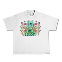 Lunar Rock live life in full bloom Urban Heavy Tee - MaliasSmallBusiness