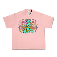 Salmon live life in full bloom Urban Heavy Tee - MaliasSmallBusiness