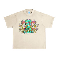 Sandshell live life in full bloom Urban Heavy Tee - MaliasSmallBusiness