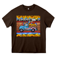 Chocolate Brown american truck tumbler Heavy Core Tee - HRA Design Shop