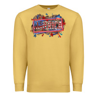 Antique Gold America Premium Sweatshirt - HowdyJamesFarm