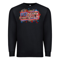 Black America Premium Sweatshirt - HowdyJamesFarm