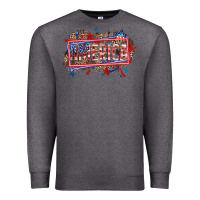 Charcoal Heather America Premium Sweatshirt - HowdyJamesFarm