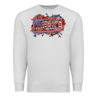 Dove Grey America Premium Sweatshirt - HowdyJamesFarm