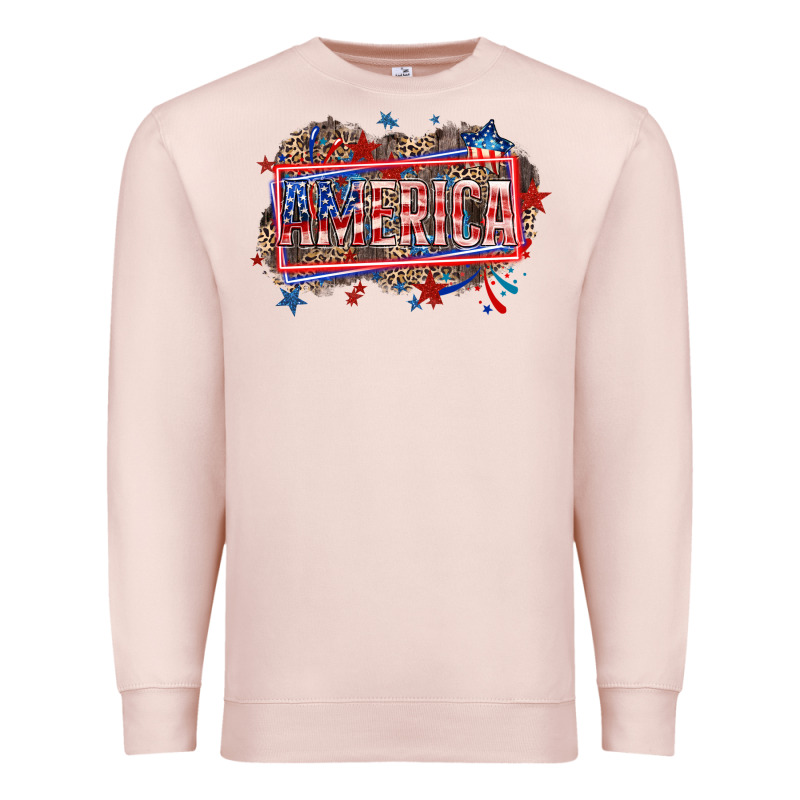 America Premium Sweatshirt by HowdyJamesFarm | Teevron